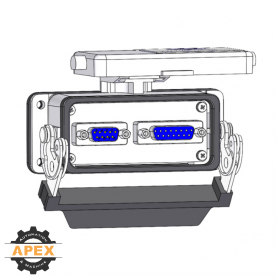 MENCOM | DB09-DB15-16LS | PANEL INTERFACE CONNECTOR