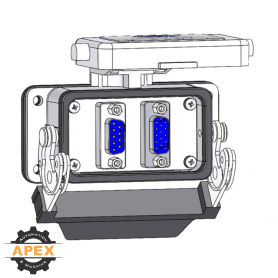 MENCOM | DB09-DDB15-10LS | PANEL INTERFACE CONNECTOR