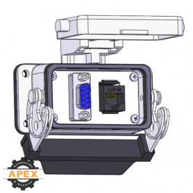 MENCOM | DB09-RJ45-10LS | PANEL INTERFACE CONNECTOR