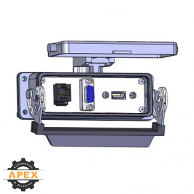 MENCOM | DB09-RJ45-USB-06-24LS | PANEL INTERFACE CONNECTOR