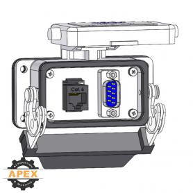 MENCOM | DB09M-RJ45-10LS | PANEL INTERFACE CONNECTOR