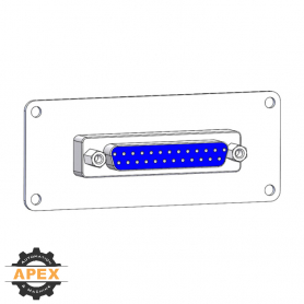 MENCOM | DB25-PL16 | PANEL INTERFACE CONNECTOR