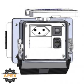 MENCOM | DBR22-10A-RJ45-R-32 | PANEL INTERFACE CONNECTOR