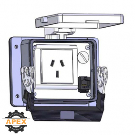 MENCOM | DCH1-RJ45-32 | PANEL INTERFACE CONNECTOR