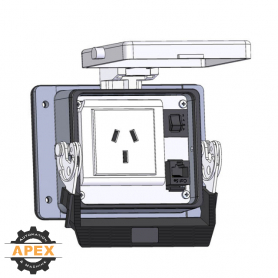 MENCOM | DCH1-RJ45-R-32 | PANEL INTERFACE CONNECTOR