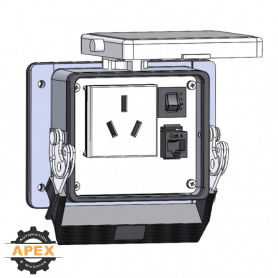 MENCOM | DCH2-RJ45-R-32 | PANEL INTERFACE CONNECTOR