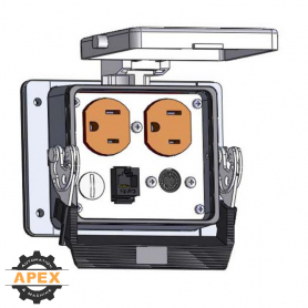 MENCOM | DHDP-8M-RJ45-32 | PANEL INTERFACE CONNECTOR