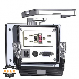 MENCOM | DHGF-DB9-8M-R-32 | PANEL INTERFACE CONNECTOR