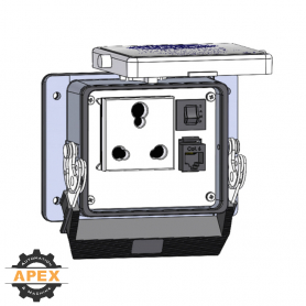 MENCOM | DIN-RJ45-R-32 | PANEL INTERFACE CONNECTOR