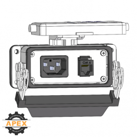 MENCOM | DMC-RJ45-16 | PANEL INTERFACE CONNECTOR