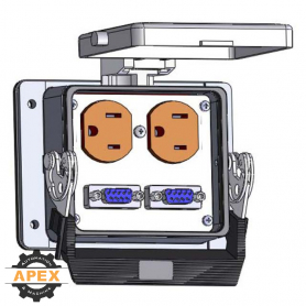 MENCOM | DP-2DB9-32 | PANEL INTERFACE CONNECTOR