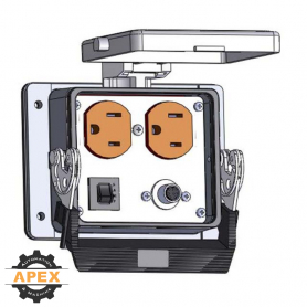MENCOM | DP-8M-R-32 | PANEL INTERFACE CONNECTOR