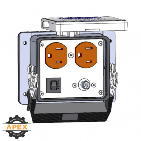 MENCOM | DP-BNC-R-32 | PANEL INTERFACE CONNECTOR