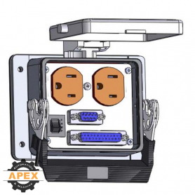 MENCOM | DP-DB9-DB25-R-32 | PANEL INTERFACE CONNECTOR