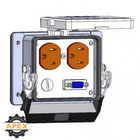 MENCOM | DP-DB9-NR-32 | PANEL INTERFACE CONNECTOR