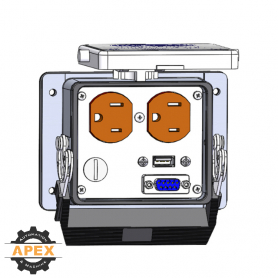 MENCOM | DP-DB9-USB-03-32 | PANEL INTERFACE CONNECTOR