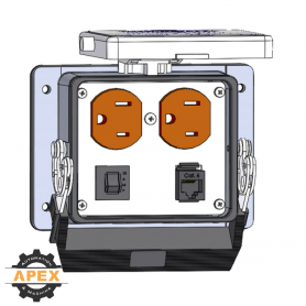 MENCOM | DP-RJ45-10R-32 | PANEL INTERFACE CONNECTOR