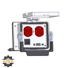 MENCOM | DP-USB-03-R-32 | PANEL INTERFACE CONNECTOR