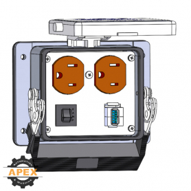 MENCOM | DP-USB-AFAF-R-32 | PANEL INTERFACE CONNECTOR