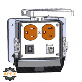 MENCOM | DP-USB-BFAF-R-32 | PANEL INTERFACE CONNECTOR