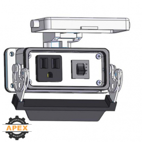 MENCOM | DP1-15R-16LS | PANEL INTERFACE CONNECTOR