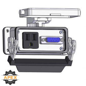 MENCOM | DP1-DB15-16LS | PANEL INTERFACE CONNECTOR