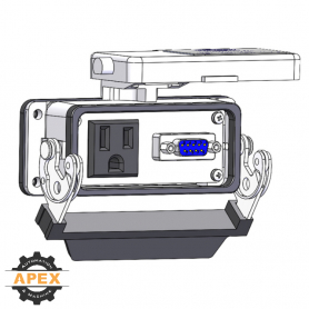 MENCOM | DP1-DB9-16LS | PANEL INTERFACE CONNECTOR