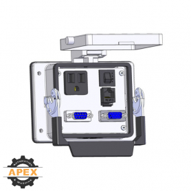 MENCOM | DP1-DB9-DDB15-RJ45-R-32 | PANEL INTERFACE CONNECTOR