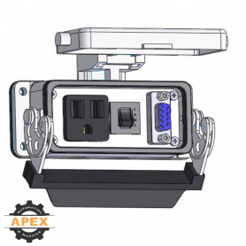 MENCOM | DP1-DB9-R-16LS | PANEL INTERFACE CONNECTOR