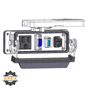 MENCOM | DP1-DB9-RJ45-USB-AFAF-24 | INTERFACE CONNECTOR
