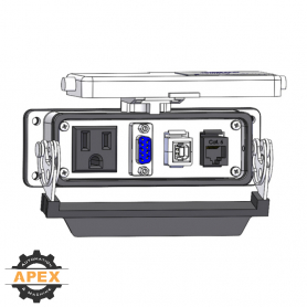 MENCOM | DP1-DB9-RJ45-USB-BFBF-24 | INTERFACE CONNECTOR