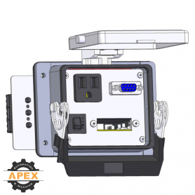 MENCOM | DP1-DB9-USB-R-32 | PANEL INTERFACE CONNECTOR