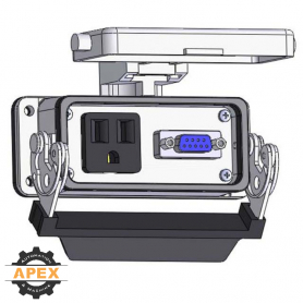 MENCOM | DP1-DB9F-16LS | PANEL INTERFACE CONNECTOR