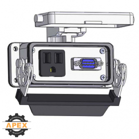 MENCOM | DP1-DB9M-16LS | PANEL INTERFACE CONNECTOR