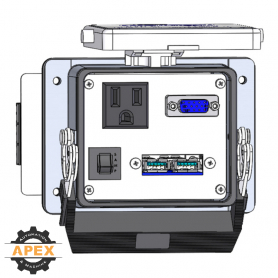 MENCOM | DP1-DDB15-USB-R-32 | PANEL INTERFACE CONNECTOR