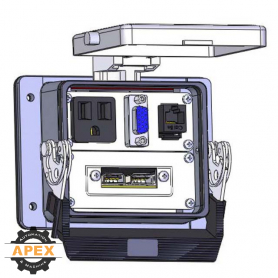 MENCOM | DP1-DDB15F-RJ45-USB-32 | PANEL INTERFACE CONNECTOR