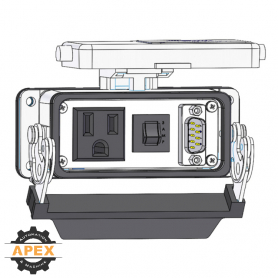 MENCOM | DP1-MDB9-RJ45-24 | Panel Interface Connector