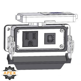 MENCOM | DP1-R-16LS | PANEL INTERFACE CONNECTOR