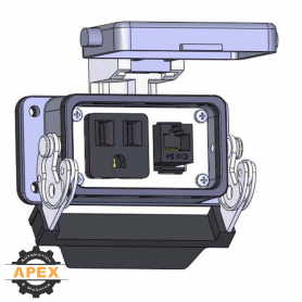 MENCOM | DP1-RJ45-10LS | PANEL INTERFACE CONNECTOR