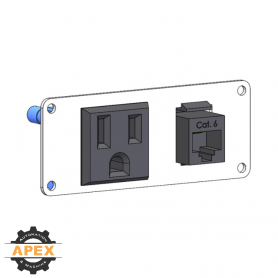 MENCOM | DP1-RJ45-PL16 | PANEL INTERFACE CONNECTOR