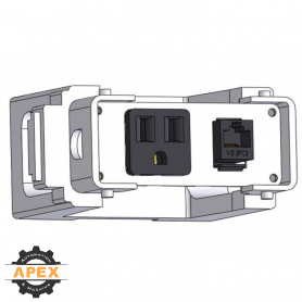 MENCOM | DP1-RJ45-TS | PANEL INTERFACE CONNECTOR