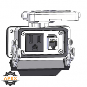 MENCOM | DP1-RJ45S-10 | PANEL INTERFACE CONNECTOR