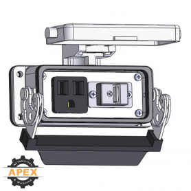 MENCOM | DP1-USB-AFAF-16LS | PANEL INTERFACE CONNECTOR