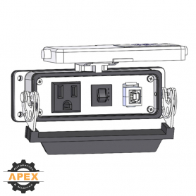 MENCOM | DP1-USB-BFAF-R-24LS | PANEL INTERFACE CONNECTOR