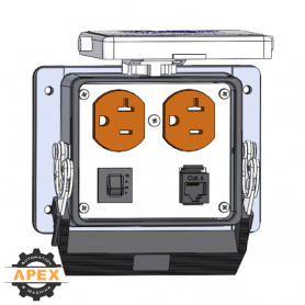 MENCOM | DP20-RJ45-20R-32 | PANEL INTERFACE CONNECTOR