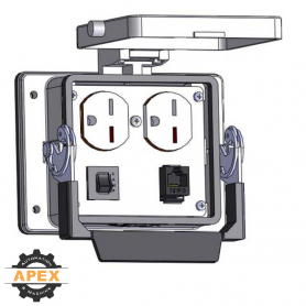 MENCOM | DP220-RJ45-R-32 | PANEL INTERFACE CONNECTOR
