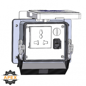 MENCOM | DUN-RJ45-32 | PANEL INTERFACE CONNECTOR