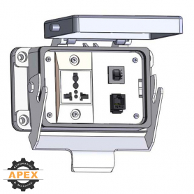MENCOM | DUN-RJ45-R-48 | PANEL INTERFACE CONNECTOR