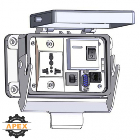 MENCOM | DUNGF-DB9M-RJ45-R-48 | PANEL INTERFACE CONNECTOR