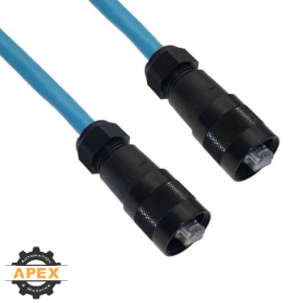 MENCOM | E45V3P-8MMP-5M | INDUSTRIAL CAT 5E RJ45 ETHERNET